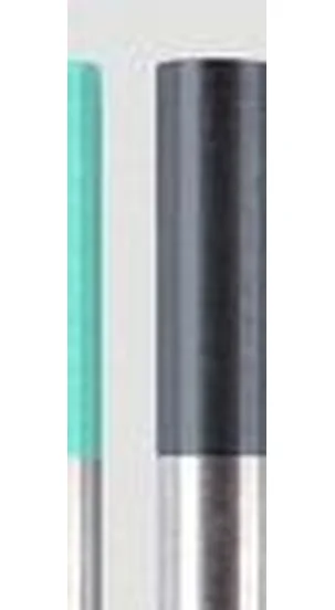 Ceriated tungsten electrode WC20 with grey color code tip for low-current DC TIG welding